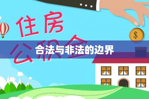 新庄合法与非法的边界